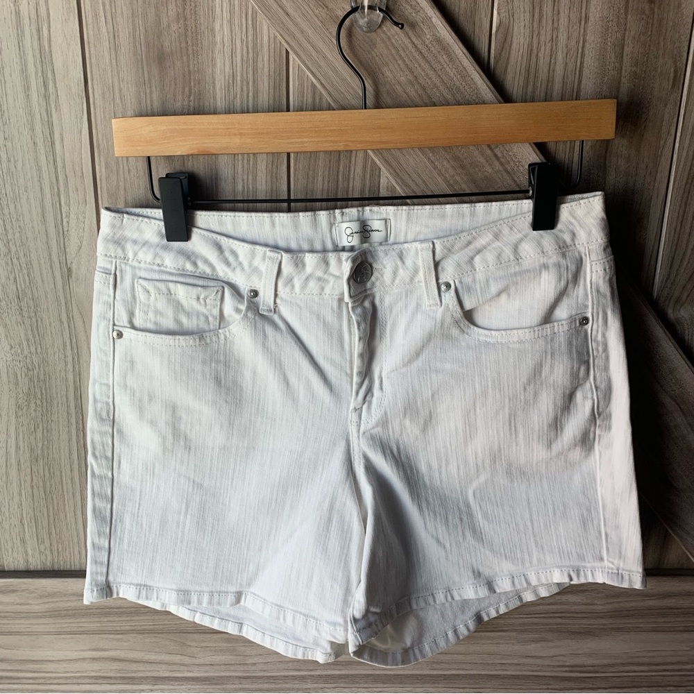 Jessica Simpson White Denim Shorts
